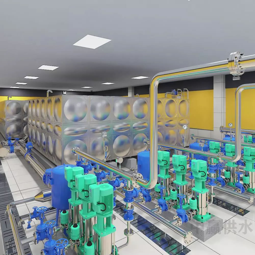 高層小區(qū)二次供水設(shè)備的工作原理和工作流程是什么？